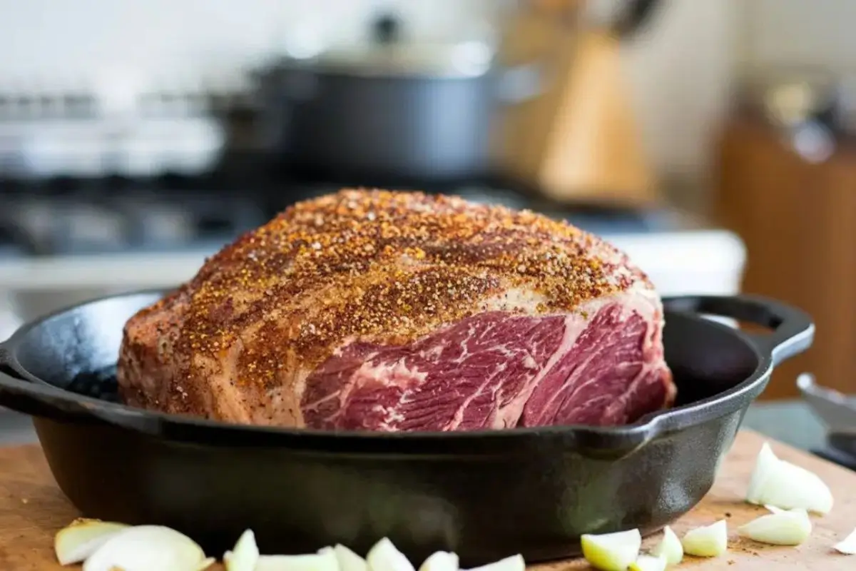 Chuck roast recipe with tender, juicy beef cooked to perfection
