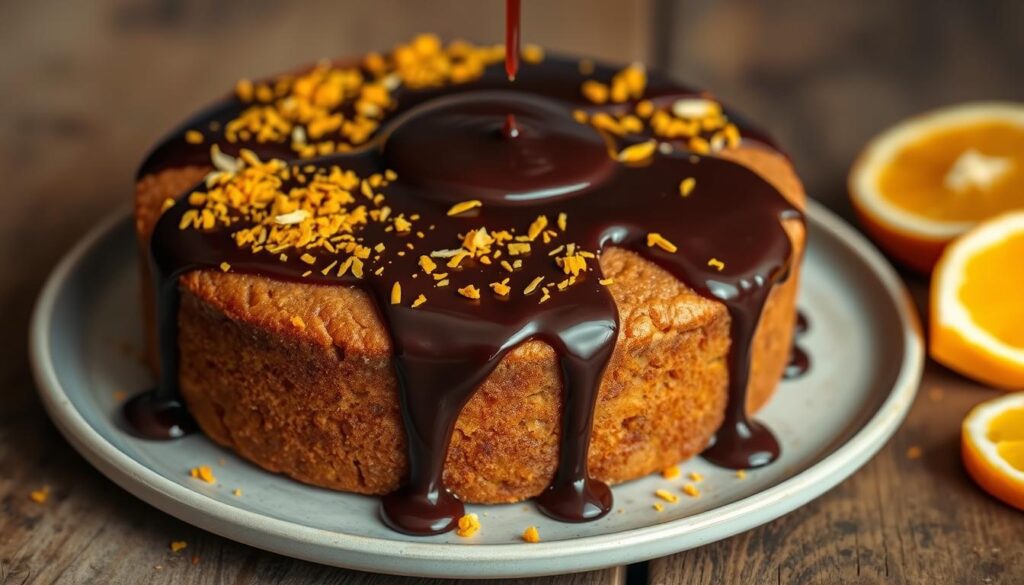 chocolate orange glaze