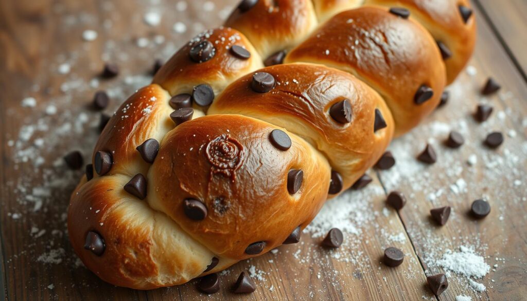decadent chocolate chip bread