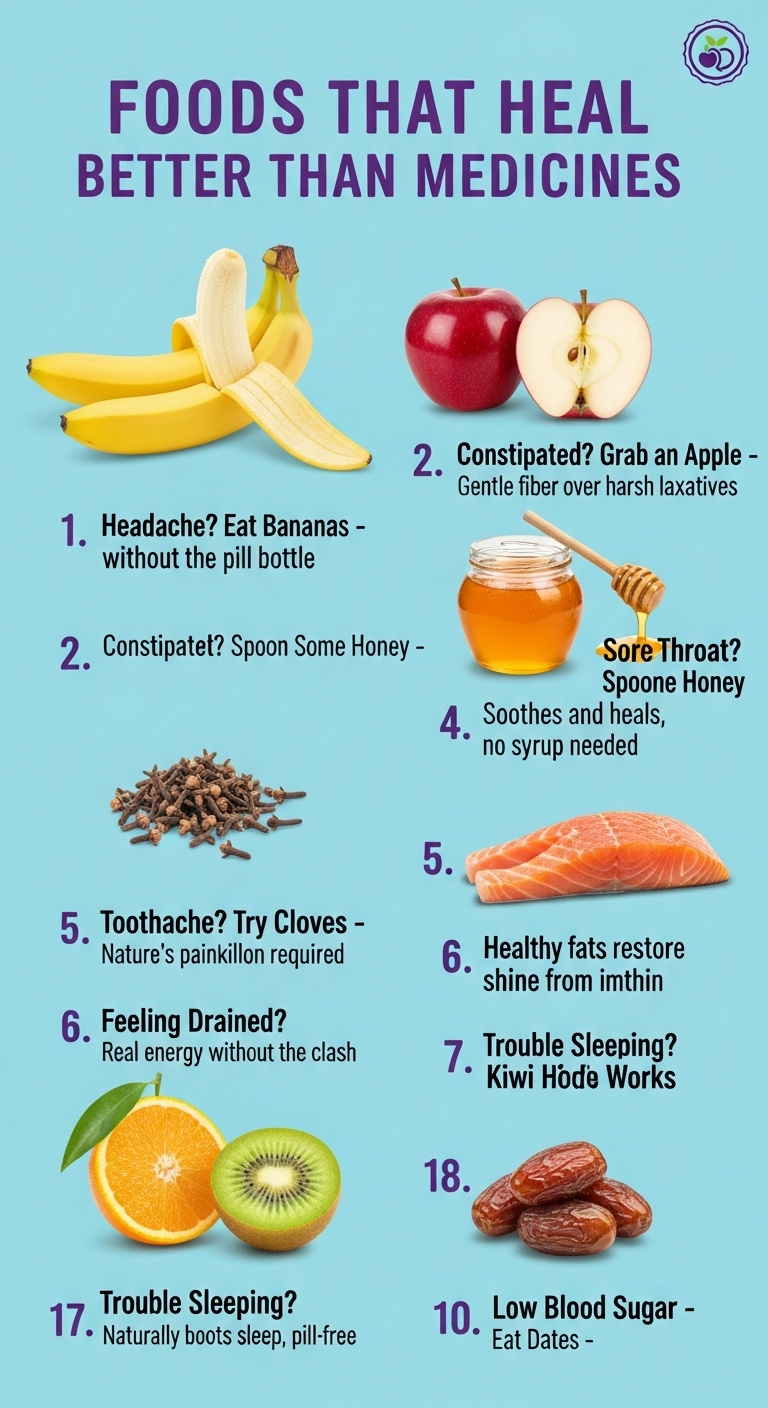 10 foods that heal better than medicines promoting natural health.