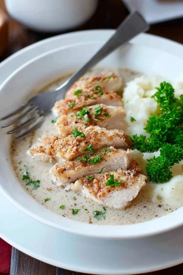 Delicious melt in your mouth chicken dish served on a plate