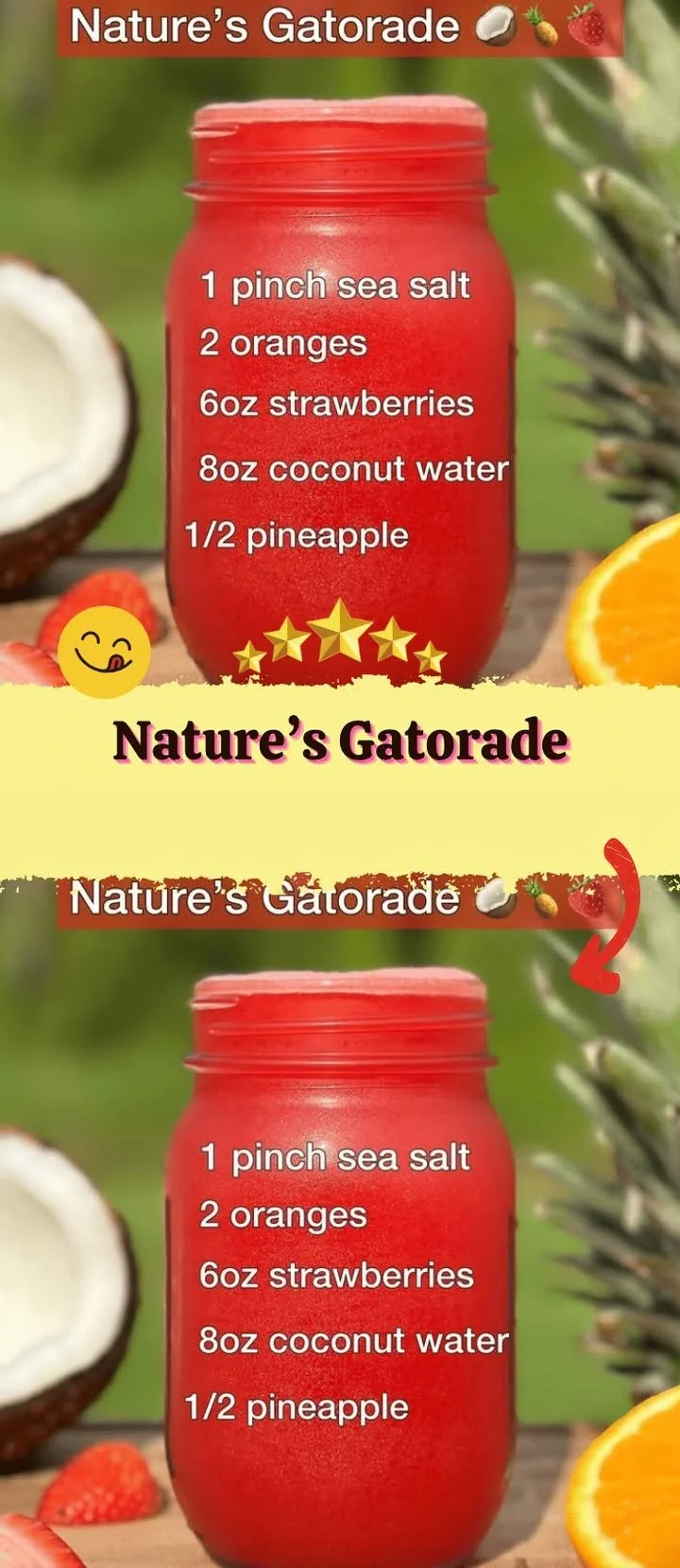 Nature's Gatorade for natural hydration and energy replenishment