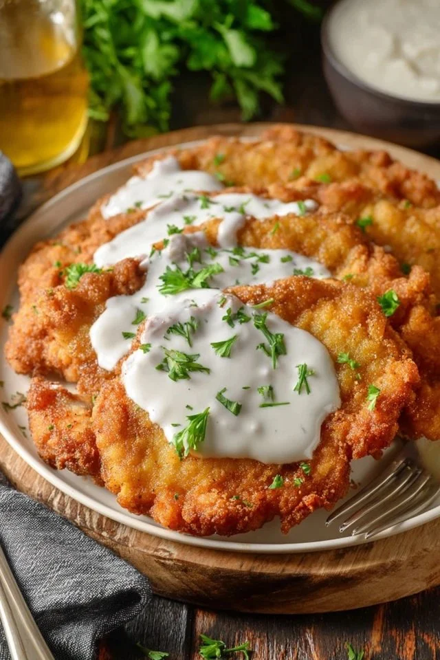 Delicious Texas Roadhouse Chicken Fried Steak served with gravy
