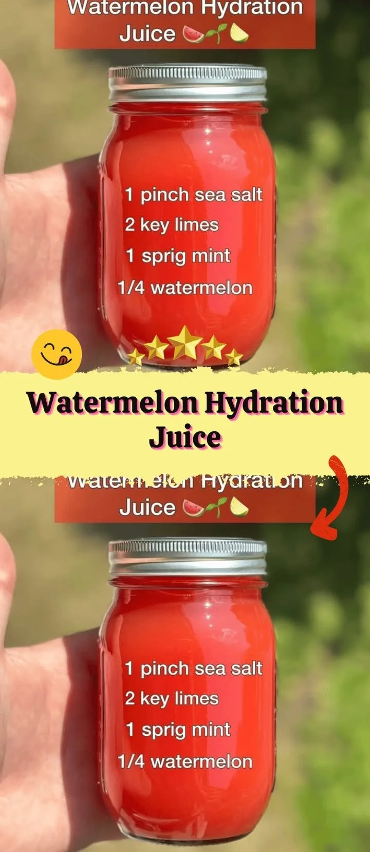 Refreshing and hydrating watermelon juice in a glass